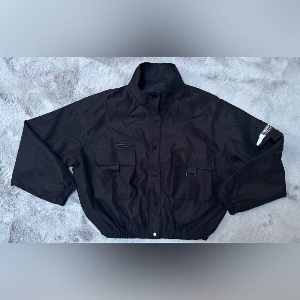 Yioff & Geguy (brand) black jacket (M/L)